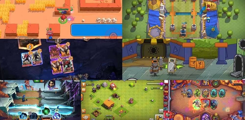 7 Games like Warcraft Rumble in collage image