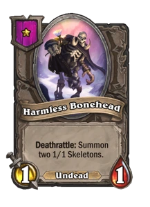 Harmless bonehead minion