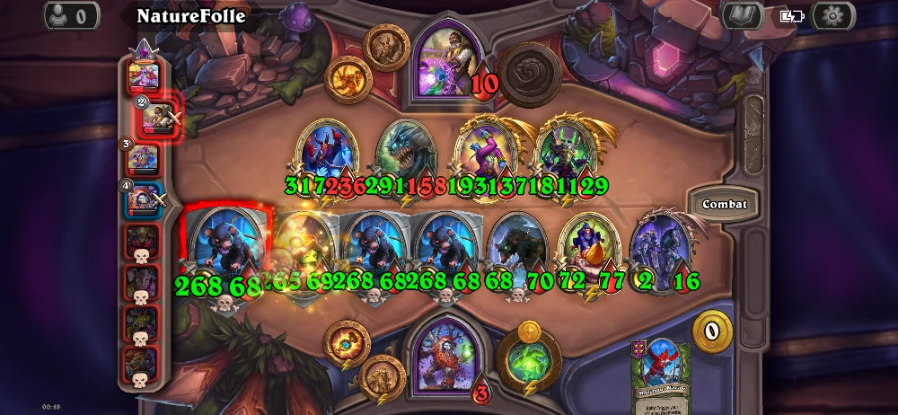 hearthstone battlegrounds beast build board season 13