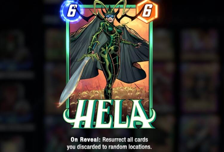 Hela Card marvel snap