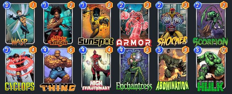 High Evolutionary Classic Deck build