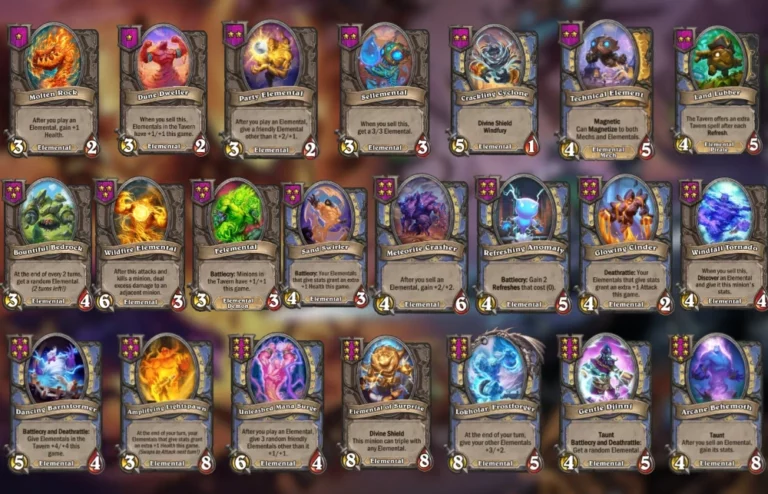hearthstone battlegrounds elemental tribe season 10