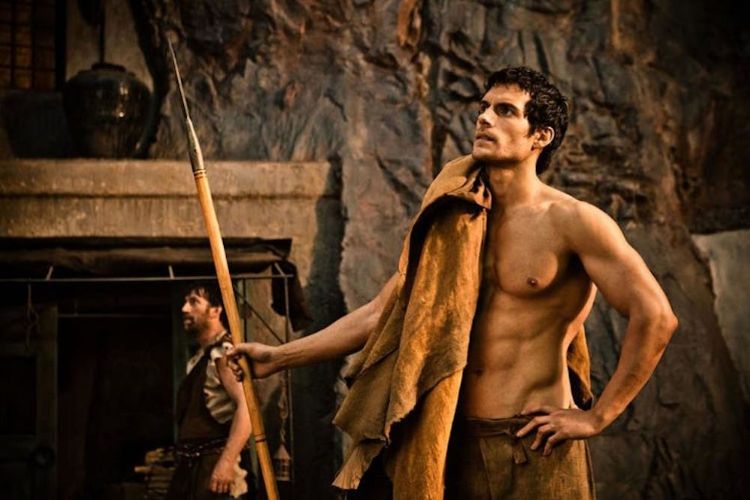 Henry Cavill in a movie Immortals