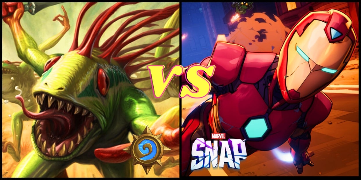 Hearthstone vs Marvel Snap Cover