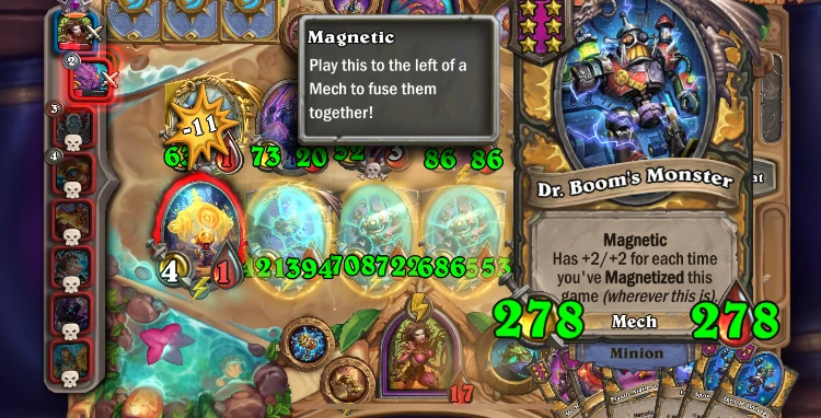 mech dr. boom's monster card hearthstone season 10 meta