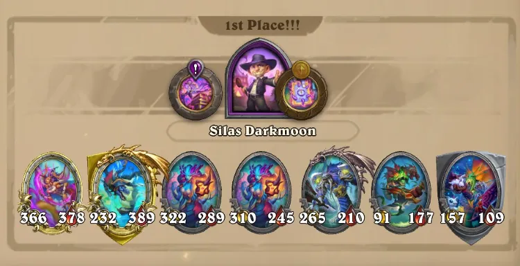 Naga low build hearthstone battlegrounds season 11