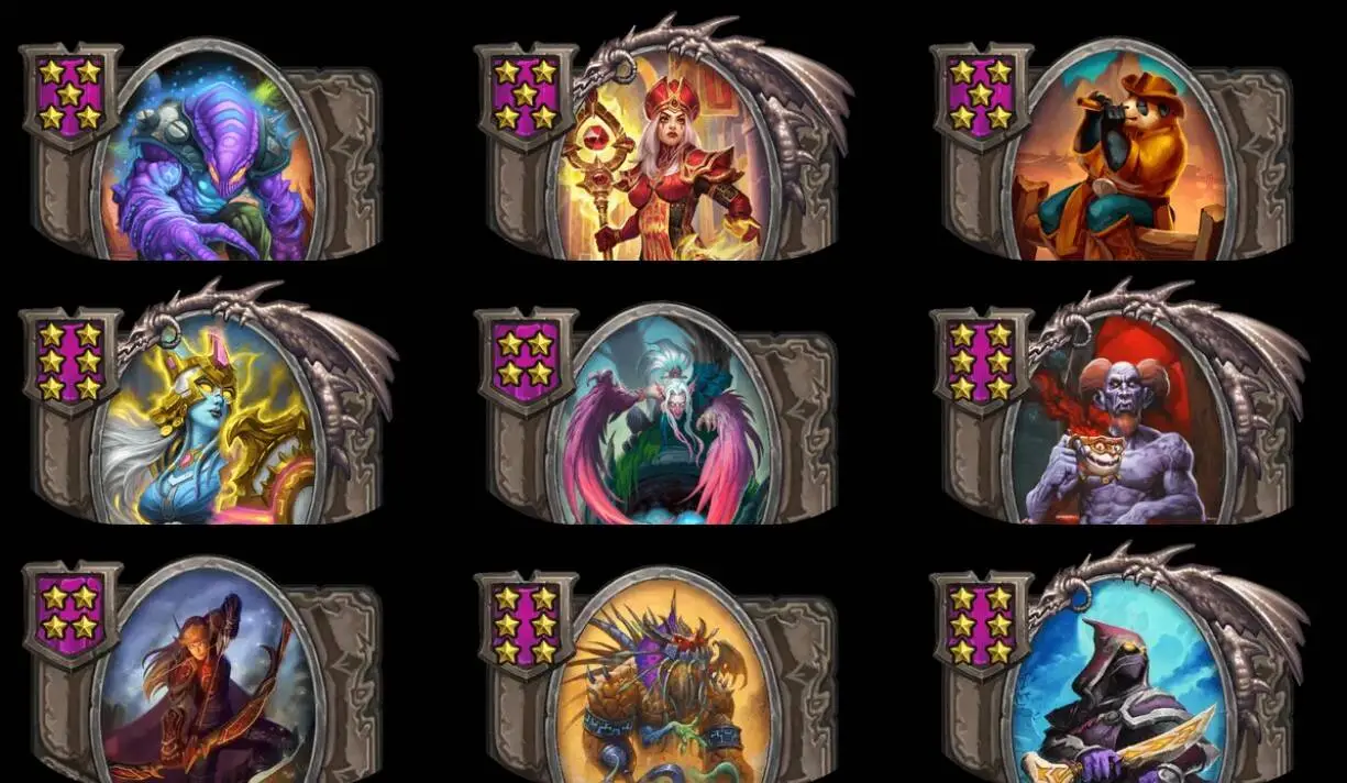 Neutral Minions in Hearthstone Battlegrounds shown