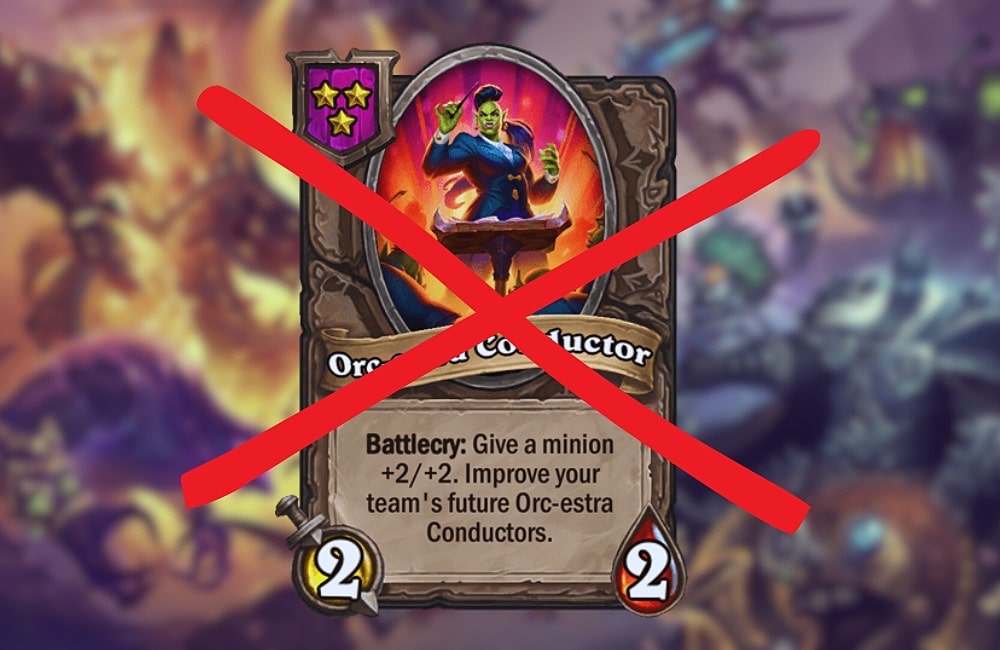 Orc-estra Conductor removed from Hearthstone Duos cover photo