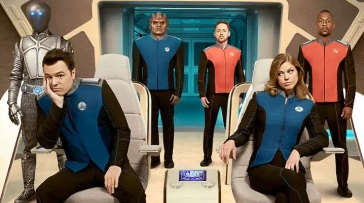 One of the best space tv shows is Orville