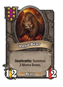 papa bear tier 7 minion in hearthstone battlegrounds