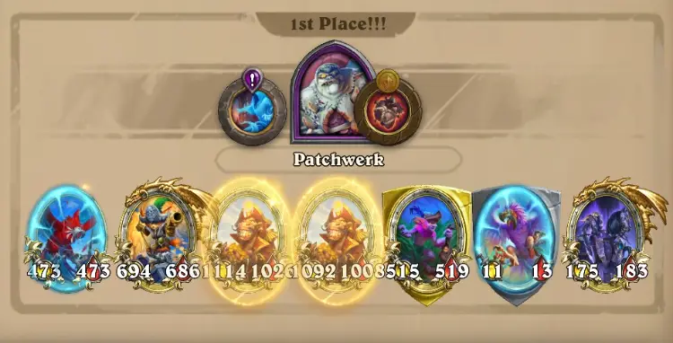 Pirate build shown in HS BG Season 11