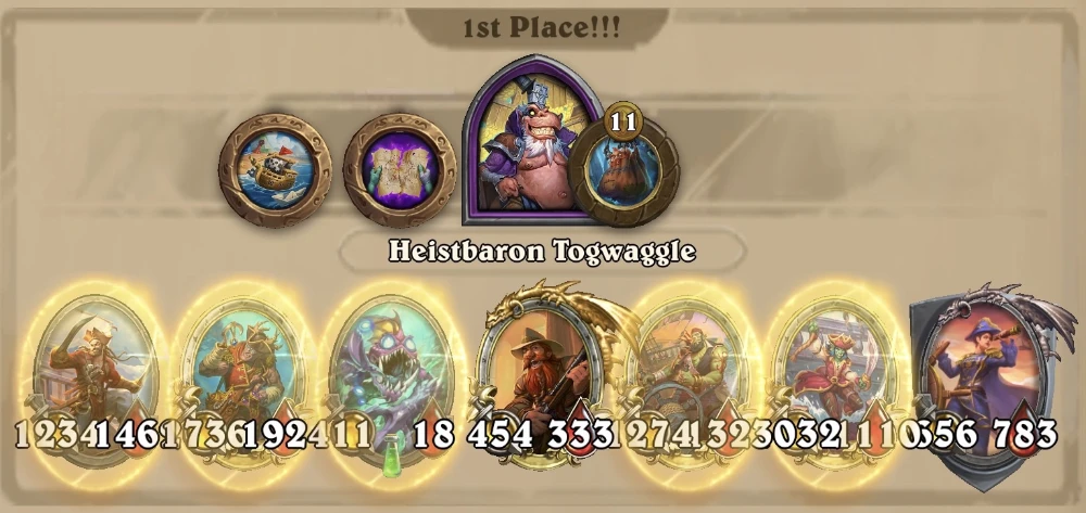 pirate build hearthstone battlegrounds season 13 board
