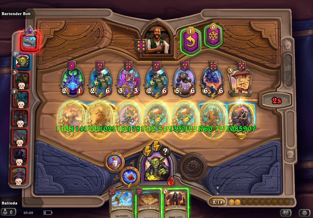 hearthstone bg pirate build board lategame