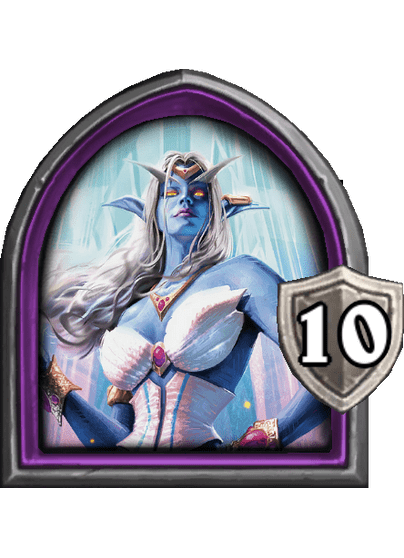 Queen Aszhara card hearthstone battlegrounds hero