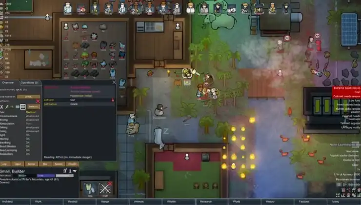 Rimworld gameplay