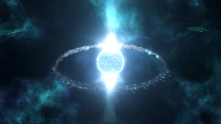 Stellaris Ring World printscreen from the game