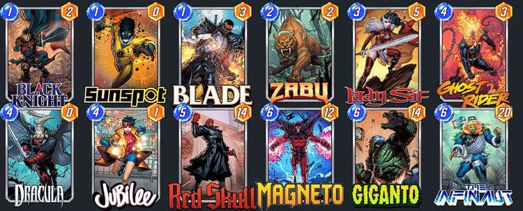 Ebony blade dark knight deck archetype shown