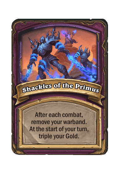 Shackles of the Primus Anomaly Battlegrounds Hearthstone