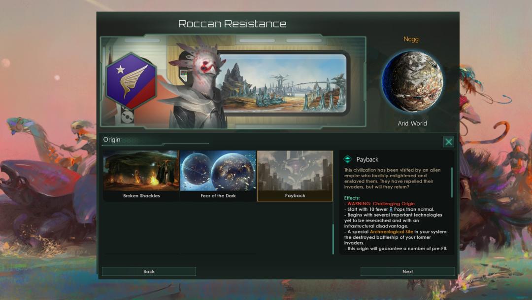 three new Stellaris First Contact origins