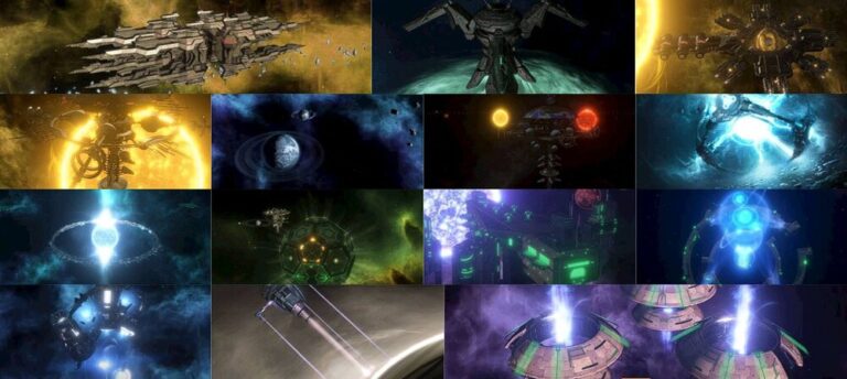 The complete list of Stellaris Megastructures ranked and shown in collage