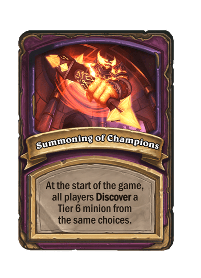 Summoning of Champions