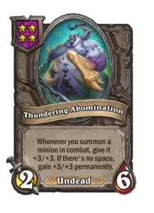 Thundering Abomination