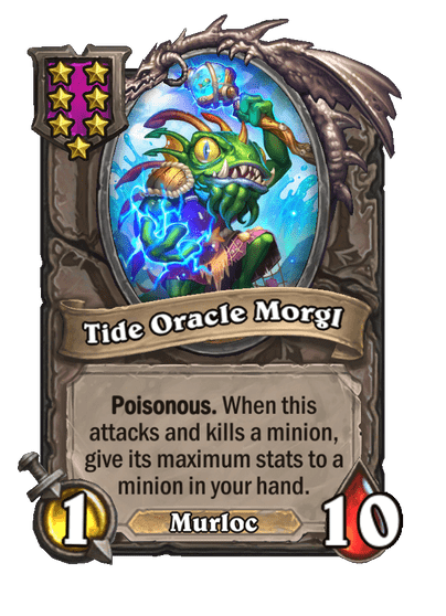 Tide Oracle Morgl Hearthstone Battlegrounds Tier 7 Minion