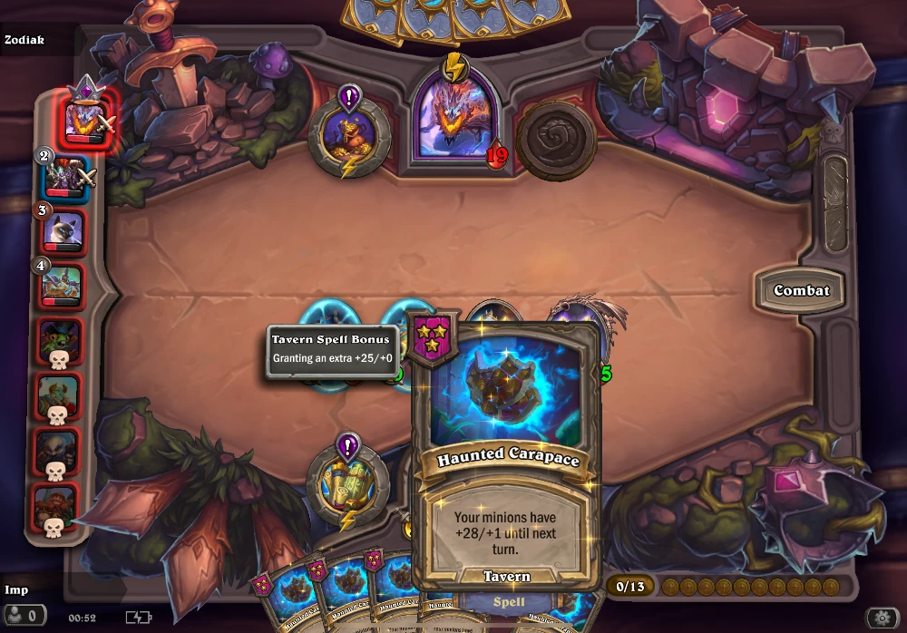 undead op build hs bg season 11