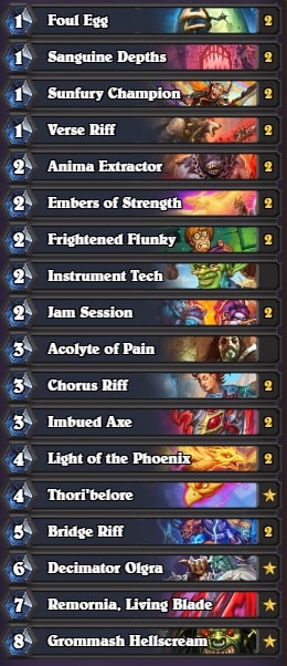 free Hearthstone decks - Warrior