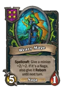 Weary mage new